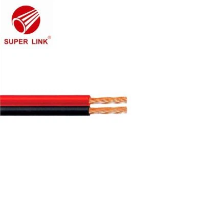 Червен кабел за черно високоговорител